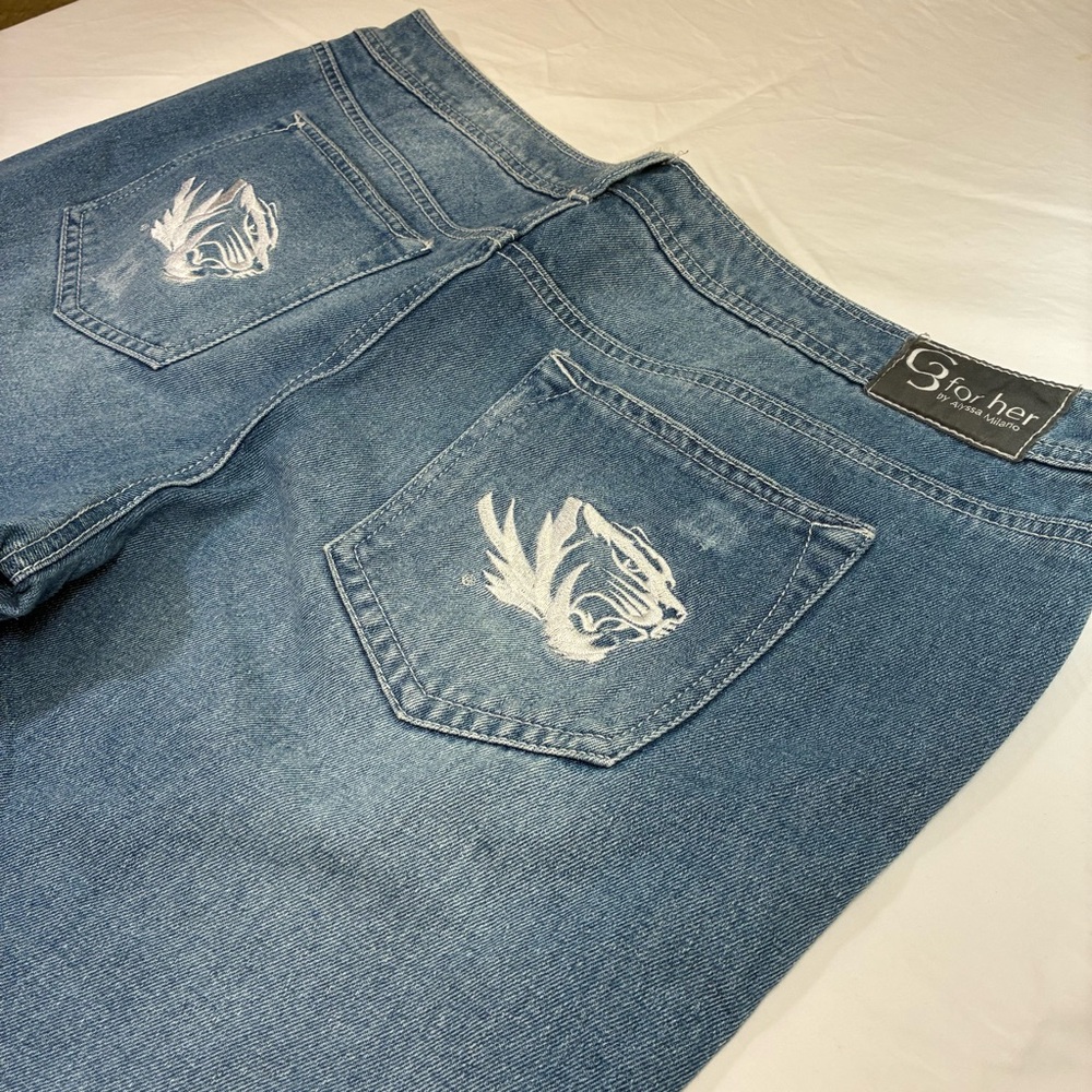 Mizzou Vintage Custom Jeans G3 Women's Size 12 Missouri Tigers Denim